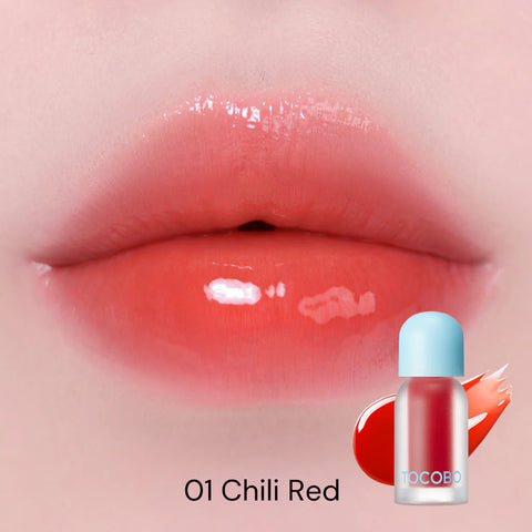 TOCOBO Juicy Berry Plumping Lip Oil #01 Chili Red