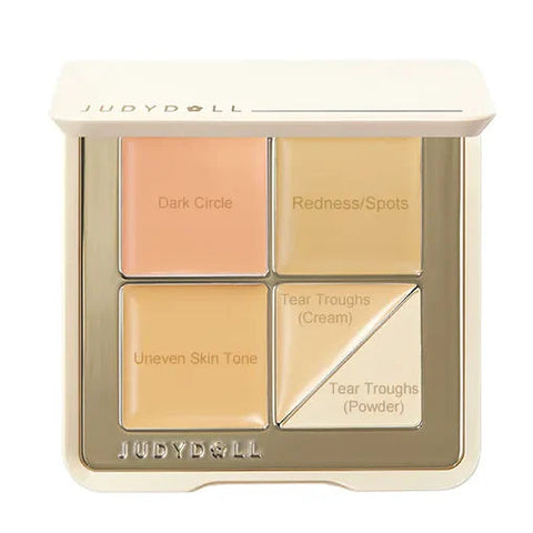 Judydoll 5-Shade Full Coverage Concealer Palette #02 Natural Skin Tone 6G
