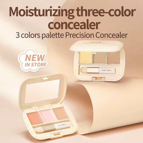 Judydoll Moisturizing Three-Shades Concealer Palette - 01 Full Coverage