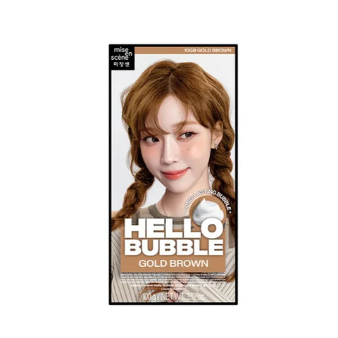 Mise En Scene New Hello Bubble Hair Colour 10GB Gold Brown 100g