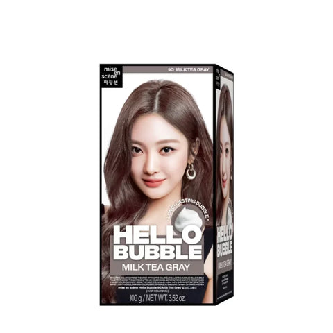 Mise En Scene New Hello Bubble Hair Colour 9G Milk Tea Gray 100g
