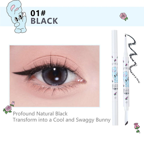 Flortte I Am Super Beauty Esther Bunny Eye Liner #01 Classic Black