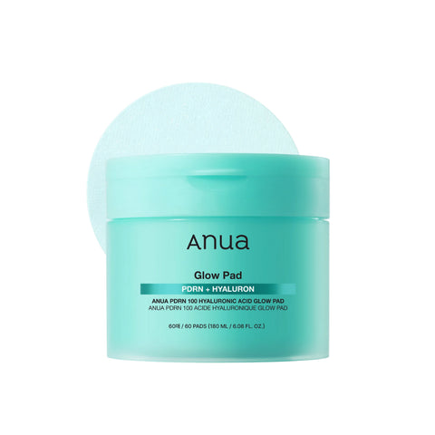 Anua PDRN 100 Hyaluronic Acid Glow Pad (60Pc) 180ml