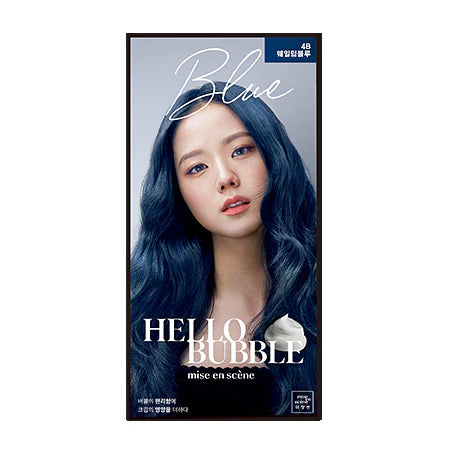 Mise En Scene Hello Bubble Hair Colour 4B Whale Deep Blue 100g