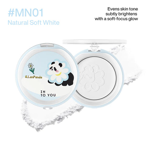 INTO YOU Mini Pressed Powder #MN01 Natural Soft White 3.5G