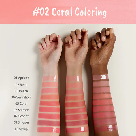 Dasique Mood Painting Lip&Cheek Palette #02 Coral Coloring 6G
