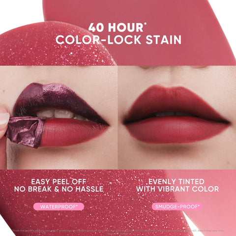 Judydoll Peel Off Stain & Plumping Oil Duo - #03 Cherry Spark