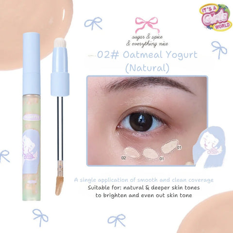 Flortte Wackky Girl's World Concealer #02 Oatmeal Yogurt 4.8G