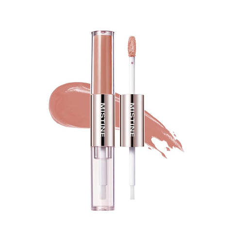 Mistine Tipsy Lock Lip Duo #D05 Caramel Whiskey 3G