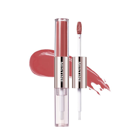 Mistine Tipsy Lock Lip Duo #D03 Cherry Brandy 3G