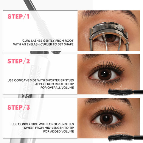 Judydoll No-Drooping Volume Mascara - Black