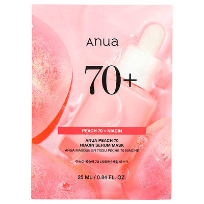 Anua Peach 70% Niacin Serum Mask (1Pc)