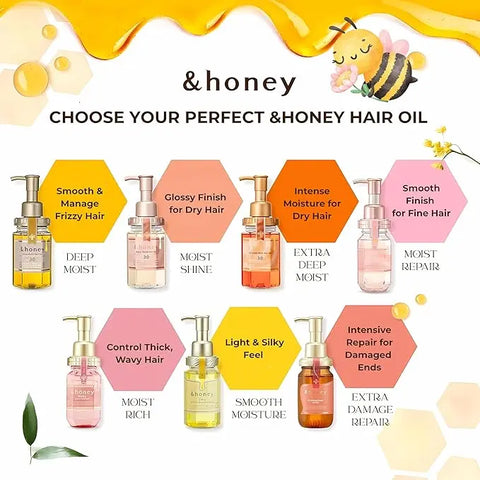 &honey Melty Moist Repair Hair Oil 100ml