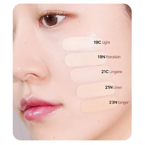 Clio Kill Cover Mesh Glow Essential Cushion #23N Ginger (15G + 15G Refill)