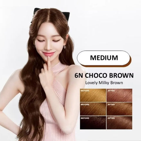 Mise En Scene Hello Bubble Hair Colour 6N Choco Brown 100g