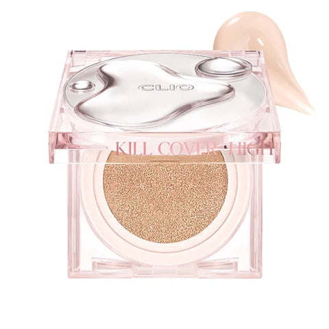Clio Kill Cover High Glow Cushion #02 Lingerie (14g+14g Refill)