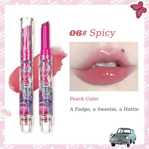 Flortte I Am Super Beauty Jelly Heart Lipstick #06 Spicy