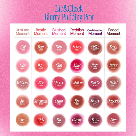 fwee Lip&Cheek Blurry Pudding Pot #ND02 Like 5G