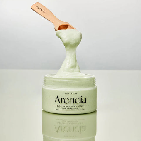 Arencia Fresh Cloud Body & Scalp Scrub Geranium & Primrose 260g