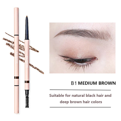 Flortte Sculpting Eyebrow Pencil #B1 Medium Brown
