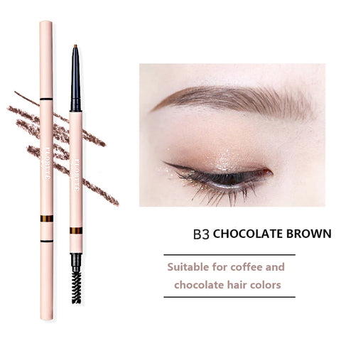 Flortte Sculpting Eyebrow Pencil #B3 Chocolate Brown