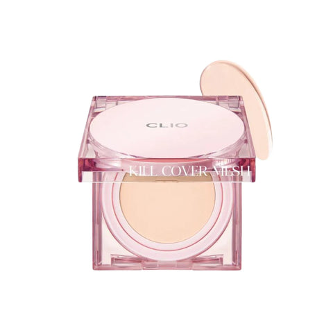 Clio Kill Cover Mesh Glow Essential Cushion #02 Lingerie (15g + 15g Refill)