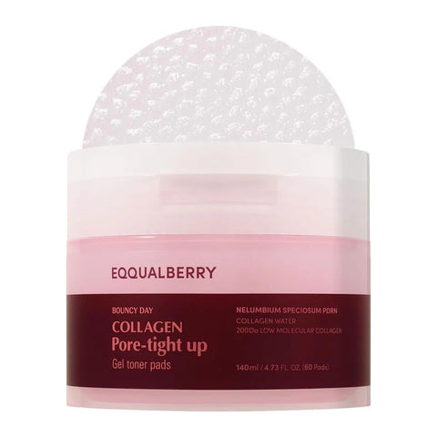EQQUALBERRY Collagen Pore Tight Up Pads (60Pc)