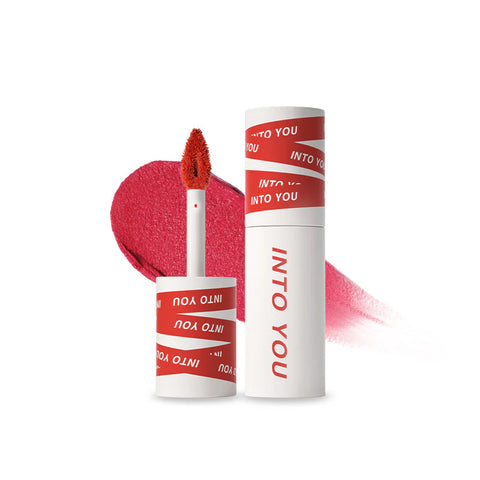 INTO YOU Shero Super Matte Lip & Cheek Mud #EM02 Peach Red 2G