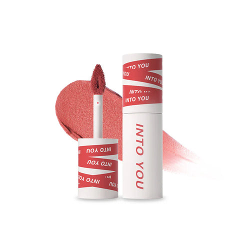 INTO YOU Shero Super Matte Lip & Cheek Mud #EM12 Coral Pink 2G