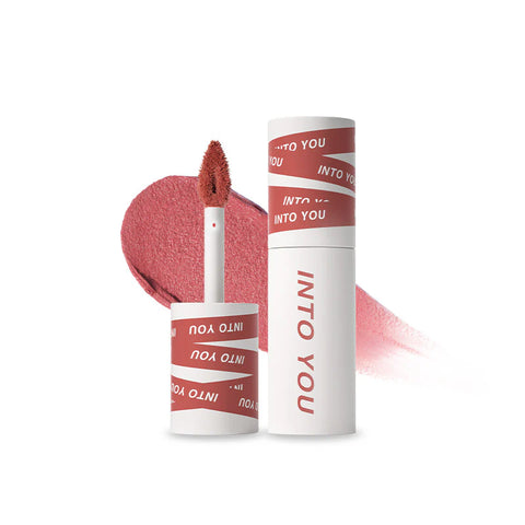 INTO YOU Shero Super Matte Lip & Cheek Mud #EM11 Rogue Peach 2G