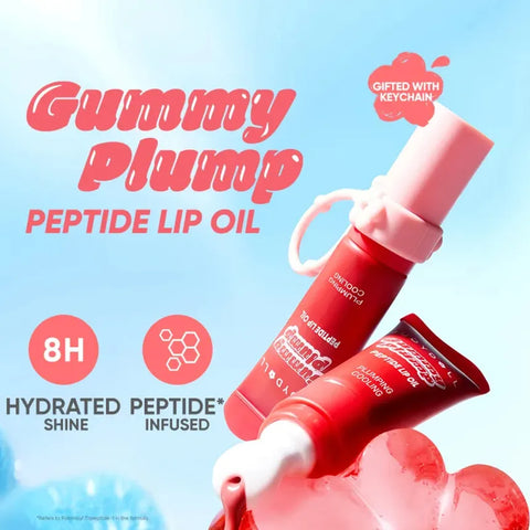 JUDYDOLL GUMMY PLUMP PEPTIDE LIP OIL 01 PINKY