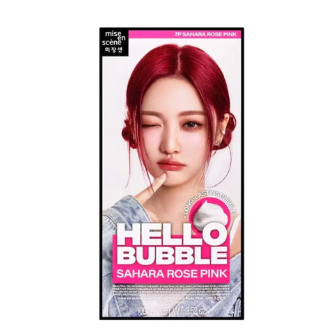 Mise En Scene New Hello Bubble Hair Colour 7P Sahara Rose Pink 100g