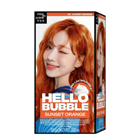Mise En Scene New Hello Bubble Hair Colour 8O Sunset Orange 100g