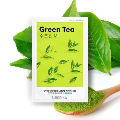 Missha Airy Fit Sheet Mask Green Tea (1Pc)