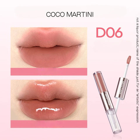 Mistine Tipsy Lock Lip Duo #D06 Coco Martini 3G