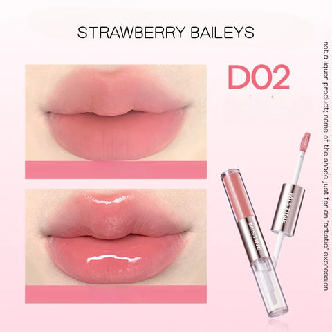 Mistine Tipsy Lock Lip Duo #D02 Strawberry Baileys 3G