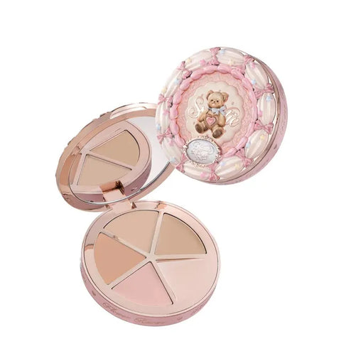 Flower Knows The Sweetie Bear Collection Concealer Palette #01 Strawberry Chocolate 6.4G