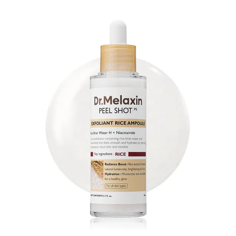Dr.Melaxin Peel Shot Exfoliating White Rice Ampoule 80ml