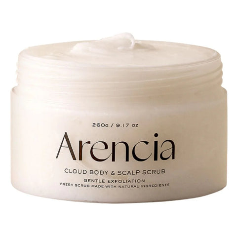 Arencia Fresh Cloud Body & Scalp Scrub White Tea and Neroli 260g