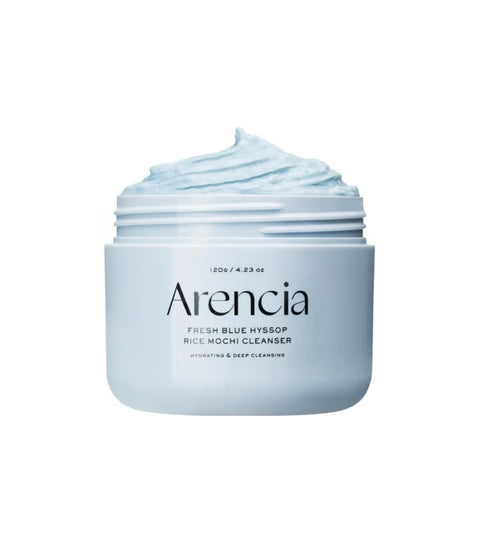 Arencia Fresh Blue Hyssop Rice Mochi Cleanser 120g