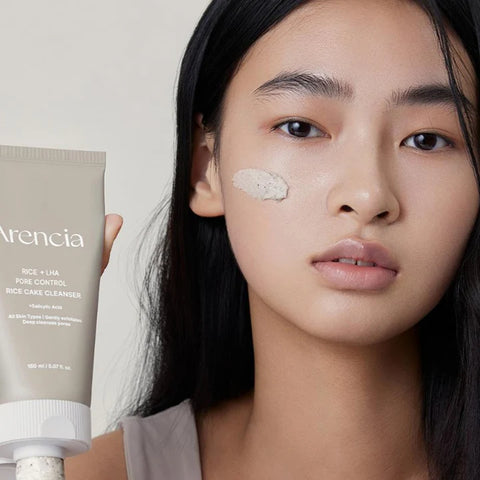 Arencia Rice + LHA Pore Control Rice Cake Cleanser 150g
