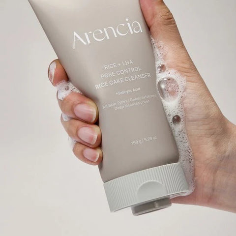Arencia Rice + LHA Pore Control Rice Cake Cleanser 150g