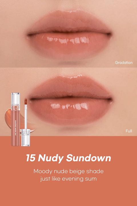 rom&nd Glasting Water Gloss #15 Nudy Sundown 4G