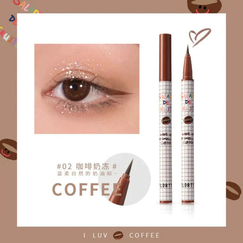 Flortte Salade De Fruits Liquid Eyeliner #02 Coffee 0.5ml