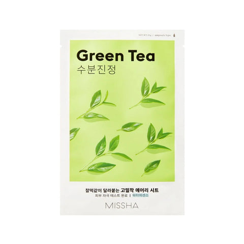 Missha Airy Fit Sheet Mask Green Tea (1Pc)