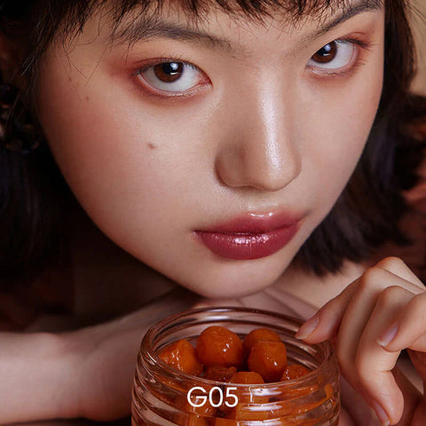 INTO YOU Syrup Glossy Lip Tint #G05 Cool Plum Red 2.4G