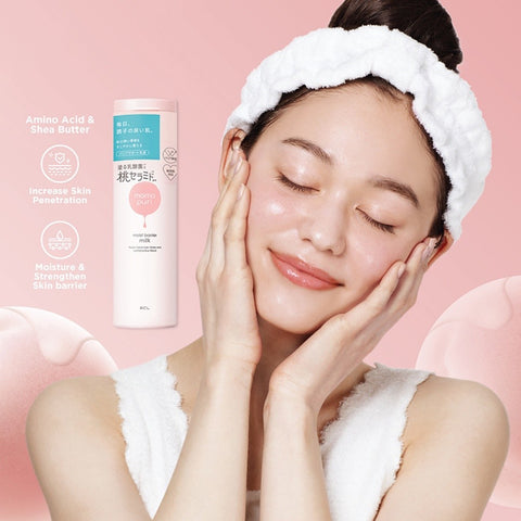 BCL Momopuri Moist Barrier Milk Emulsion Peach Ceramide Water 150ml