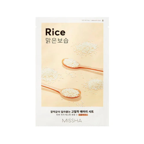 Missha Airy Fit Sheet Mask Rice (1Pc)