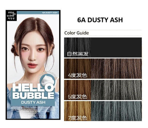 Mise En Scene New Hello Bubble Hair Colour 6A Dust Ash 100g